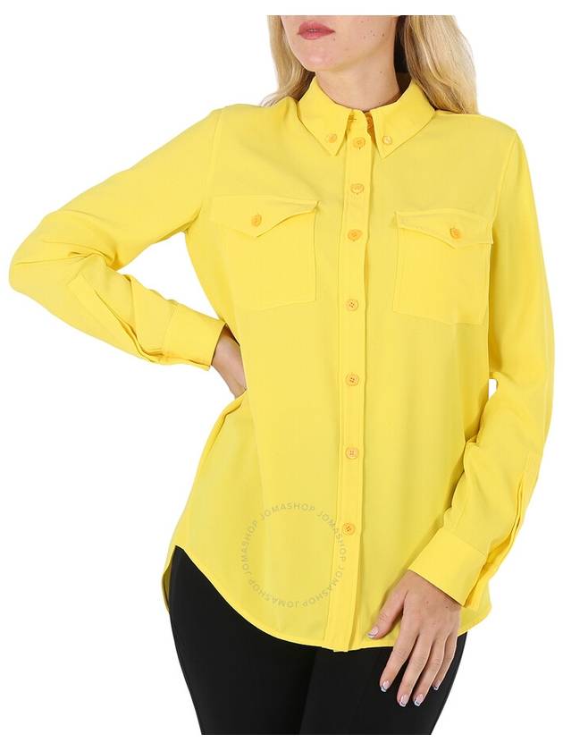 crepe shirt yellow - BURBERRY - BALAAN 2