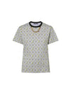 3D Monogram Short Sleeve T-Shirt Grey - LOUIS VUITTON - BALAAN 2