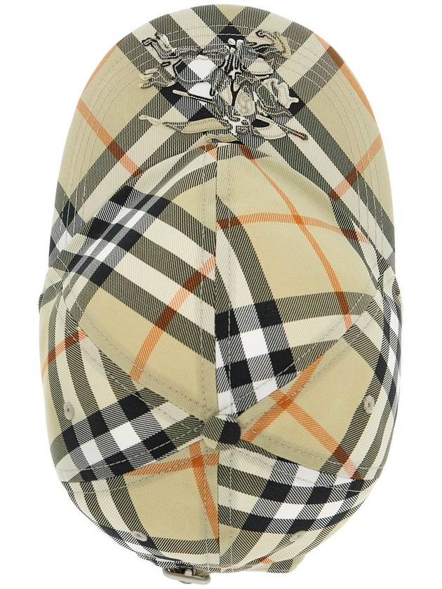 Check Ball Cap Green - BURBERRY - BALAAN 3