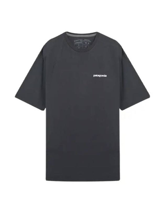 Mission Organic Short Sleeve T-Shirt Black - PATAGONIA - BALAAN 1