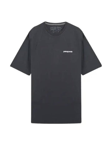 Mission Organic Short Sleeve T-Shirt Black - PATAGONIA - BALAAN 1