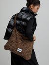 Leopard Corduroy Eco Cross Bag Brown - MACNI - BALAAN 5