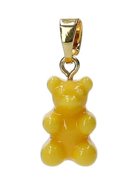 Nostalgia Bear Pendant NOSTALGIABEAR NYCTAXIYELLOW - CRYSTAL HAZE - BALAAN 1