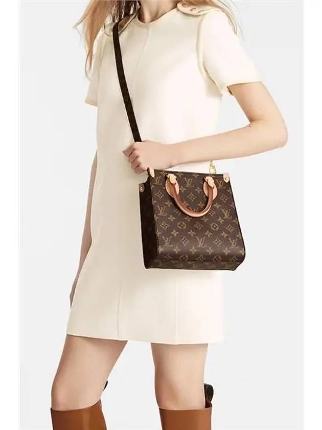 Sac Plat BB Monogram Tote Bag Brown - LOUIS VUITTON - BALAAN 7