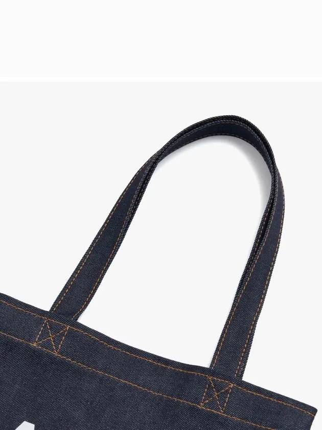 Logo Denim Axel Small Tote Bag Navy - A.P.C. - BALAAN 5