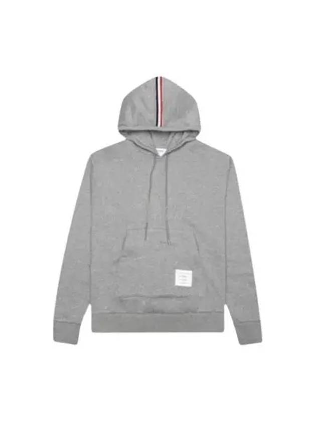 Men's Center Back Stripe Logo Patch Hoodie Grey - THOM BROWNE - BALAAN 2