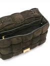 Chain Cassette Suede Shoulder Bag Fondente - BOTTEGA VENETA - BALAAN 5