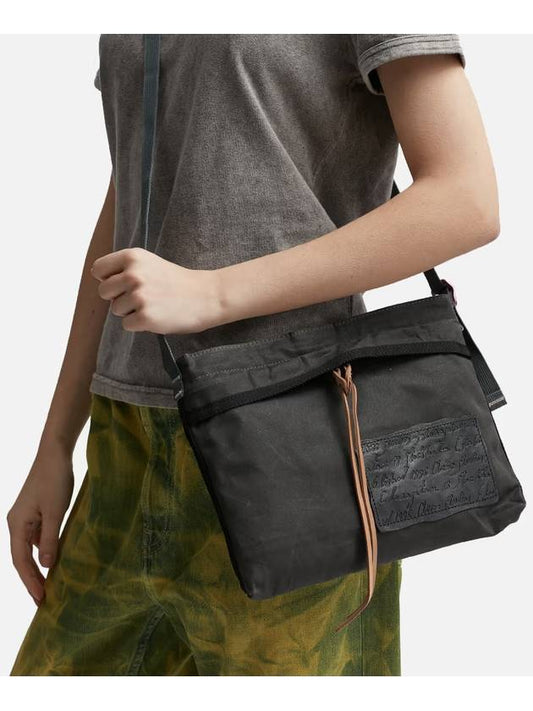 Andemer Wax Cross Bag Dark Grey - ACNE STUDIOS - BALAAN 2