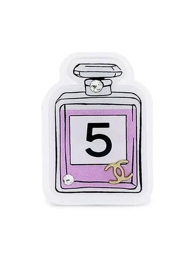 24C perfume bottle brooch pink white 4ET1805 - CHANEL - BALAAN 1