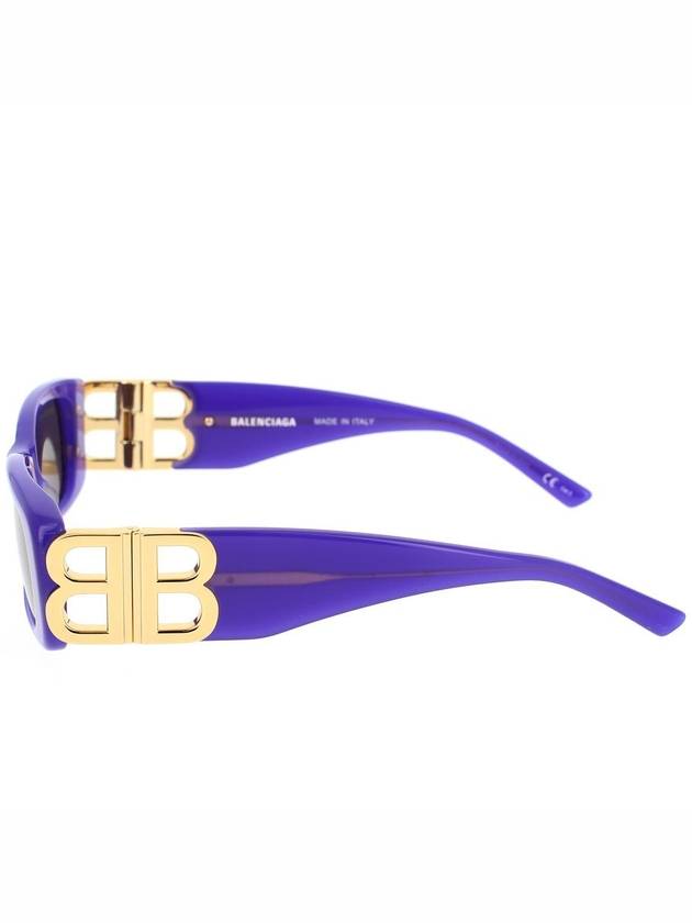 Eyewear BB0096S 004 Dynasty Rectangle Sunglasses Purple - BALENCIAGA - BALAAN 4