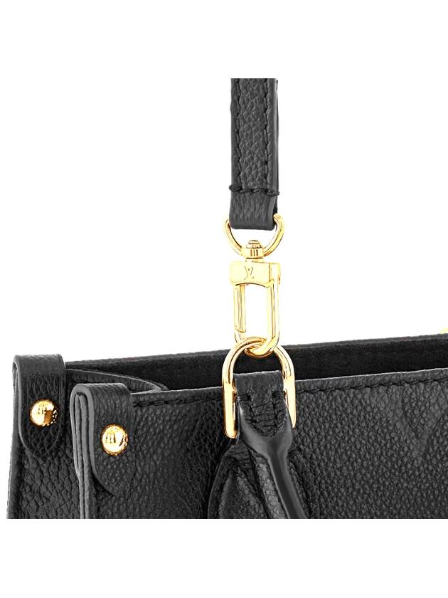 Women s On the Go BB Leather Top Handle Cross Bag Tote Black 46993 - LOUIS VUITTON - BALAAN 5