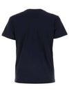 Embroidered Logo Cotton Short Sleeve T-Shirt Navy - MONCLER - BALAAN 5