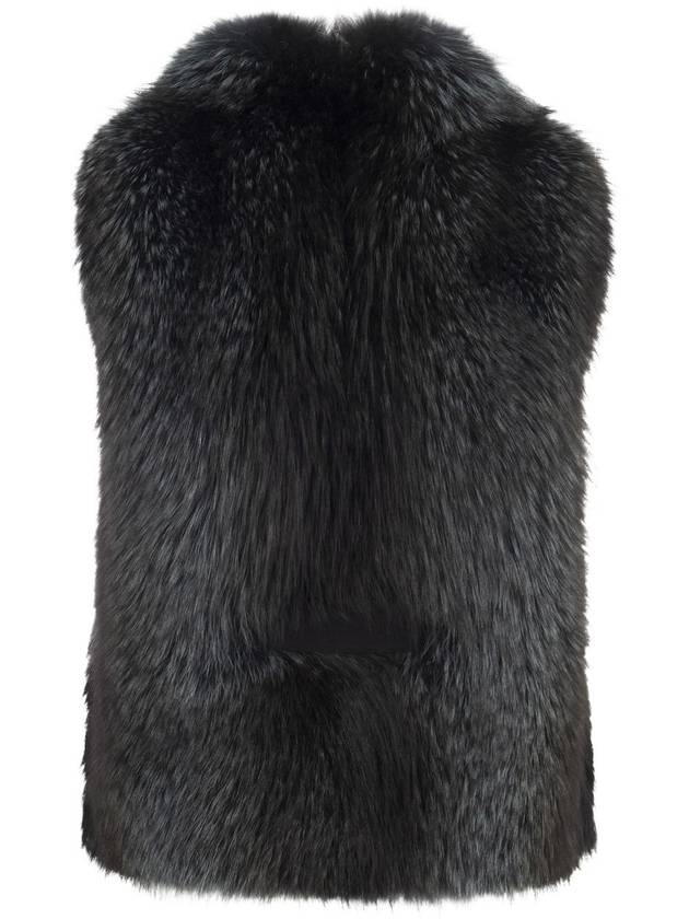 Fox Fur Black M0PV05172 C6352 - BRUNELLO CUCINELLI - BALAAN 3