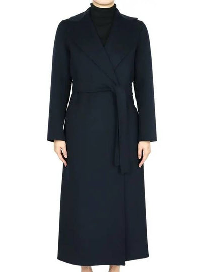 Women s Poldo Virgin Wool Coat Navy 2429016043600 081 - MAX MARA - BALAAN 2