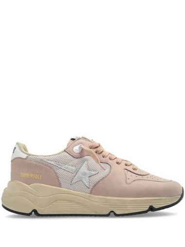 Running Sole Sports Low Top Sneakers Silver Pink - GOLDEN GOOSE - BALAAN 1