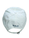 Embroidered Pony Ball Cap White - POLO RALPH LAUREN - BALAAN 4