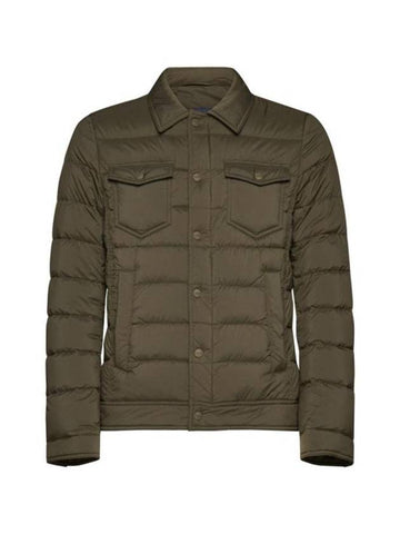 La Denim Regular Fit Padding Khaki - HERNO - BALAAN 1