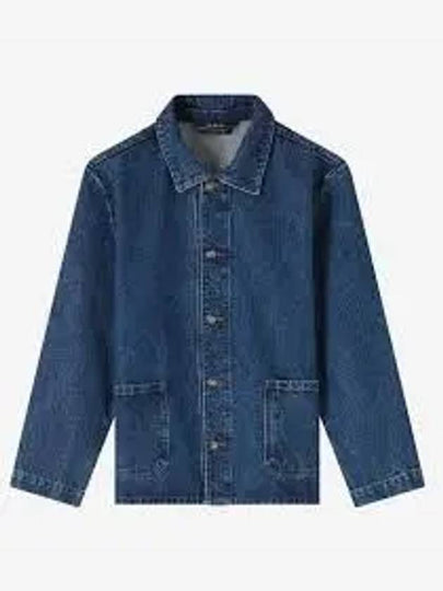 Kerlouan Logo Denim Jacket Blue - A.P.C. - BALAAN 2