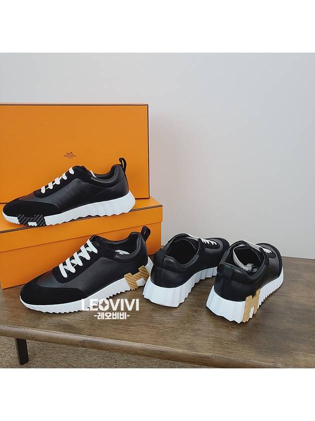 Bouncing Low Top Sneakers Noir - HERMES - BALAAN 6