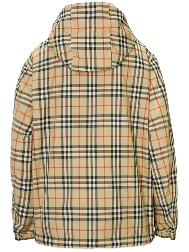 Reversible Vintage Check Hooded Jacket Archive Beige - BURBERRY - BALAAN 4