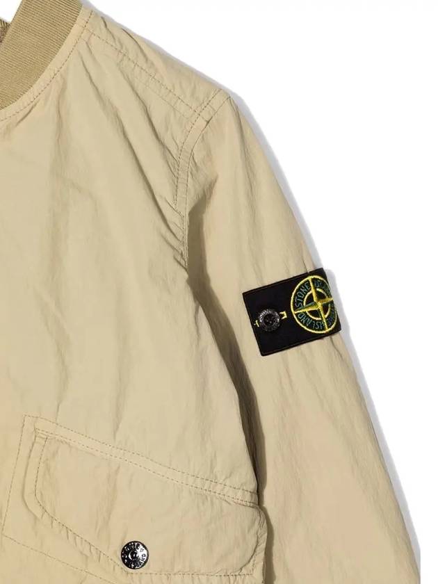 Kids Lens Wappen Bomber Jacket 761640430 V0090 - STONE ISLAND - BALAAN 4