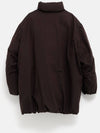 Technical Cotton Funnel Neck Padding Brown - LEMAIRE - BALAAN 4