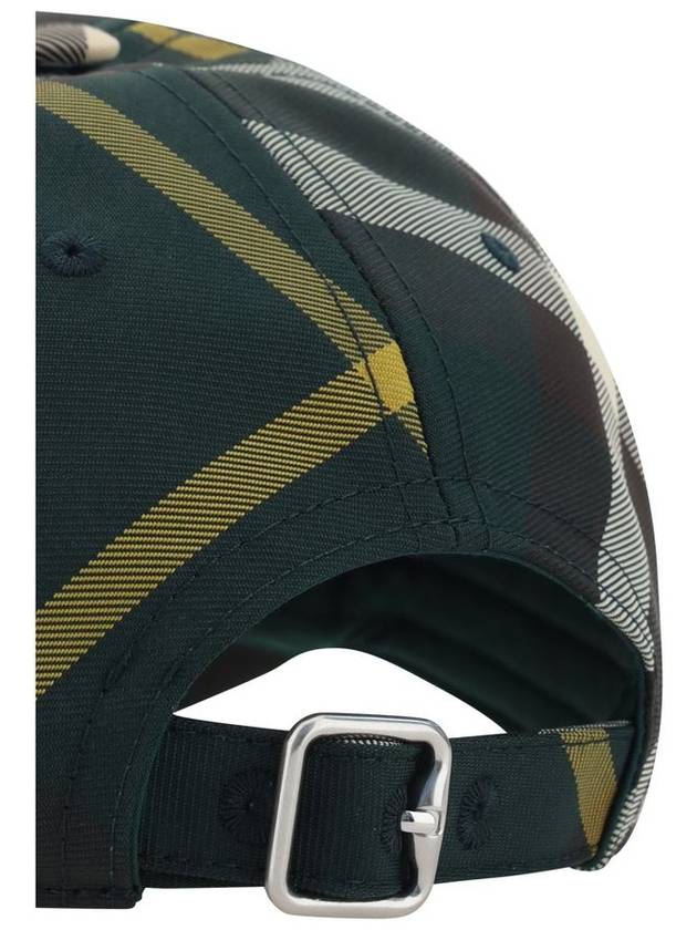 Check pattern ball cap green - BURBERRY - BALAAN 4