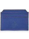 Grain Leather Slim Card Wallet Blue - VIVIENNE WESTWOOD - BALAAN 4