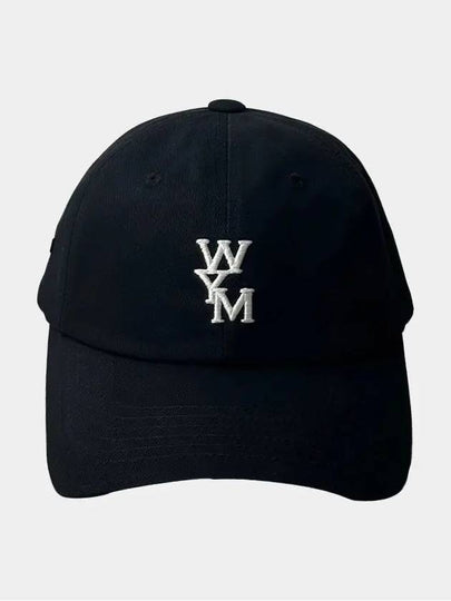 Logo Cotton Ball Cap Black - WOOYOUNGMI - BALAAN 2