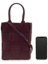 Cassette Mini Cross Bag Bordeaux - BOTTEGA VENETA - BALAAN 7