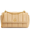 Kira Flap Mini Shoulder Bag Beige - TORY BURCH - BALAAN 2