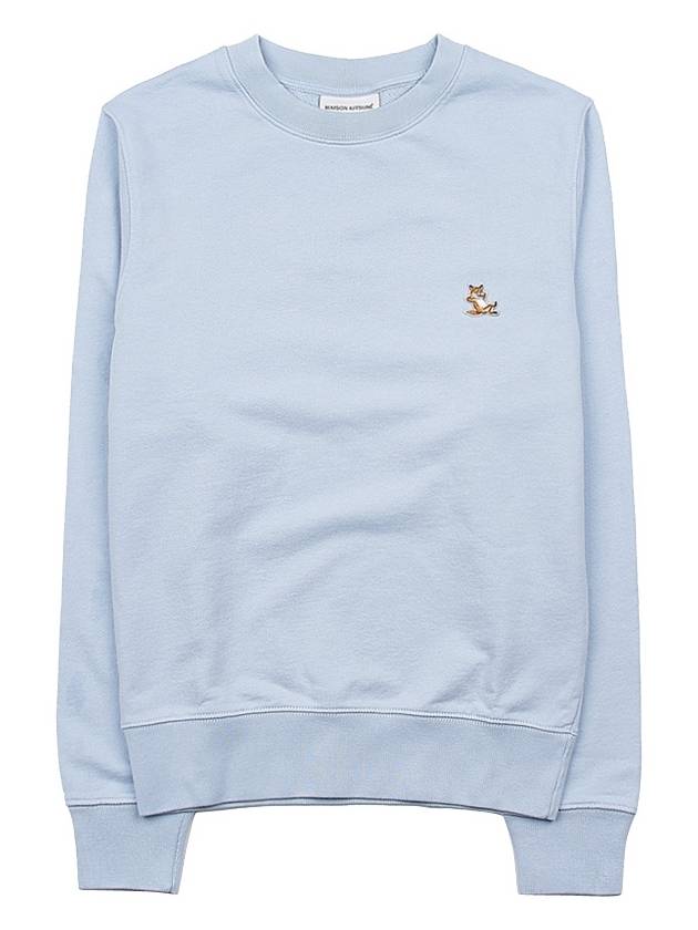 Chillax Patch Regular Sweatshirt Sky Blue - MAISON KITSUNE - BALAAN 2