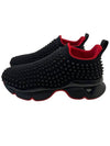 Spike Sock Low Top Sneakers Black - CHRISTIAN LOUBOUTIN - BALAAN 3