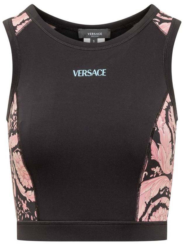 long sleeve t-shirt 10086821A06654 5P200 BLACK - VERSACE - BALAAN 2