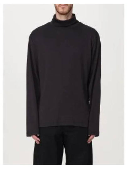 Cotton Long Sleeve Turtleneck Black - LEMAIRE - BALAAN 2