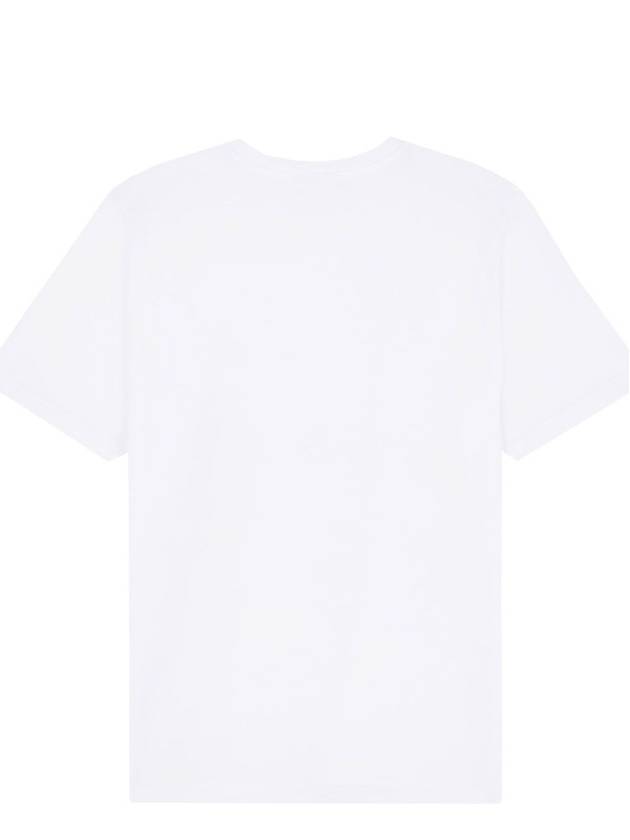 Speedy Fox Patch Comfort Short Sleeve T-Shirt White - MAISON KITSUNE - BALAAN 3