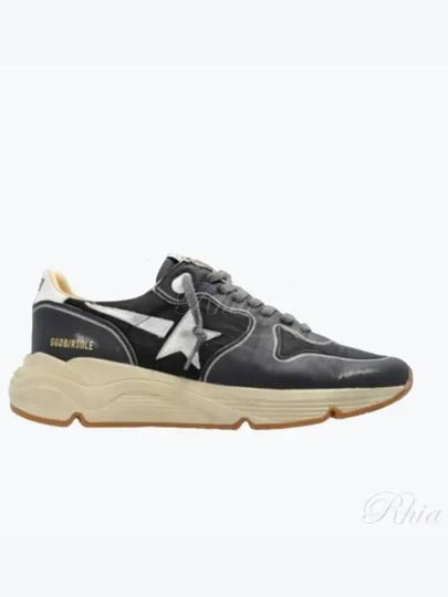 Running Sole Leather Low Top Sneakers Navy - GOLDEN GOOSE - BALAAN 2