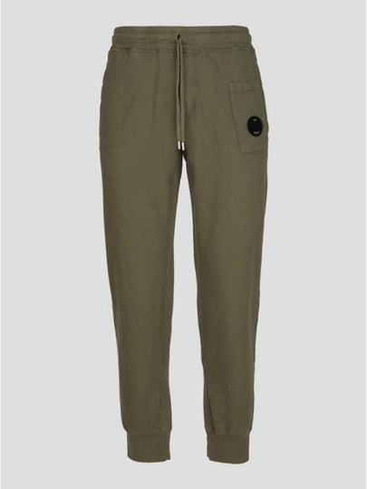 Light Fleece Track Pants Green - CP COMPANY - BALAAN 2