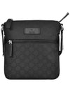 Micro GG Ssima Canvas Messenger Bag Black - GUCCI - BALAAN 3