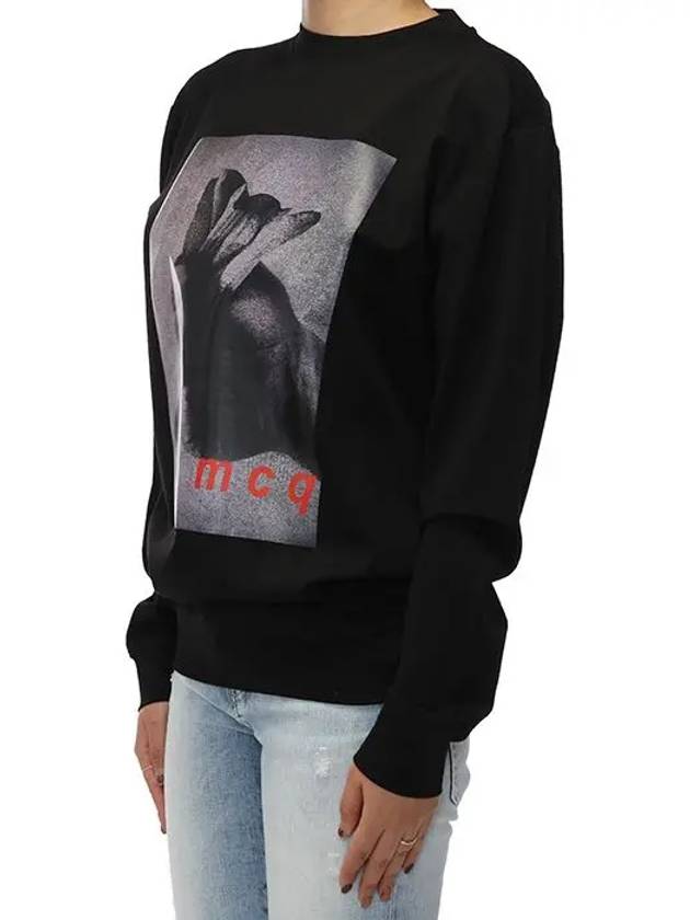 McQ Women s Printing Sweatshirt Black RJR58 - ALEXANDER MCQUEEN - BALAAN 3