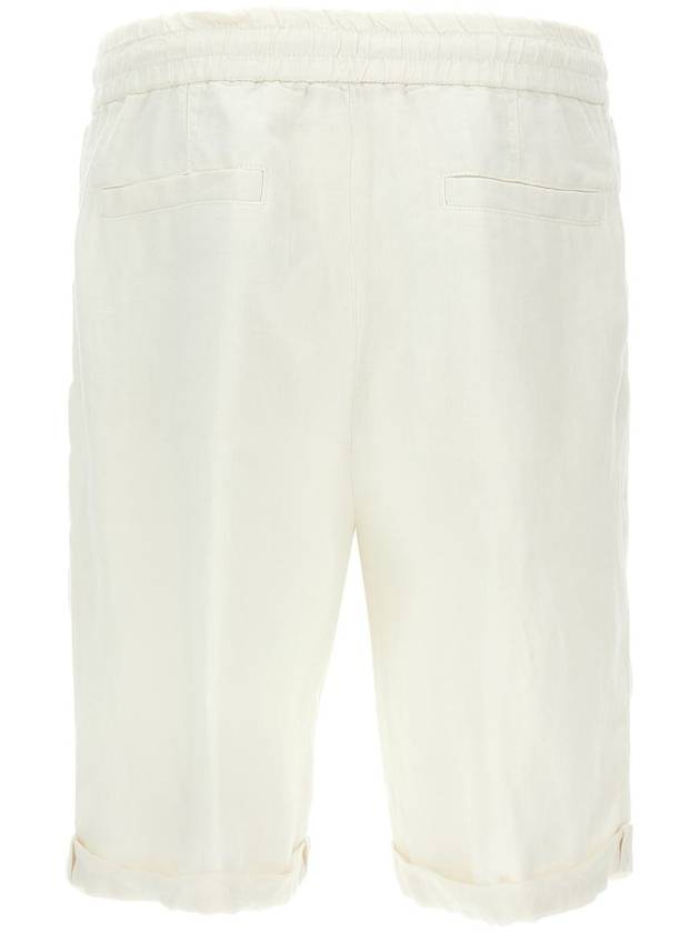 Brunello Cucinelli Linen Bermuda Shorts - BRUNELLO CUCINELLI - BALAAN 2