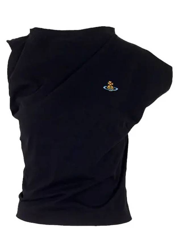 Women's Hebo Short Sleeve T-Shirt Black - VIVIENNE WESTWOOD - BALAAN 2