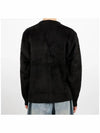 117094 W 0001 BLACK Shaggy Cardigan - STUSSY - BALAAN 4