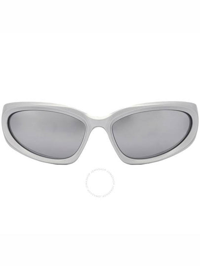 Eyewear Swift Acetate Oval Frame Sunglasses Silver - BALENCIAGA - BALAAN 2