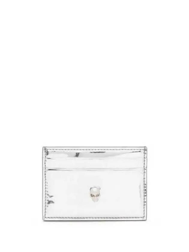 Logo Metallic Card Holder Silver - ALEXANDER MCQUEEN - BALAAN 2