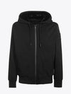 Tilden Fox Fur Zip Up Hoodie Black - MOOSE KNUCKLES - BALAAN 2