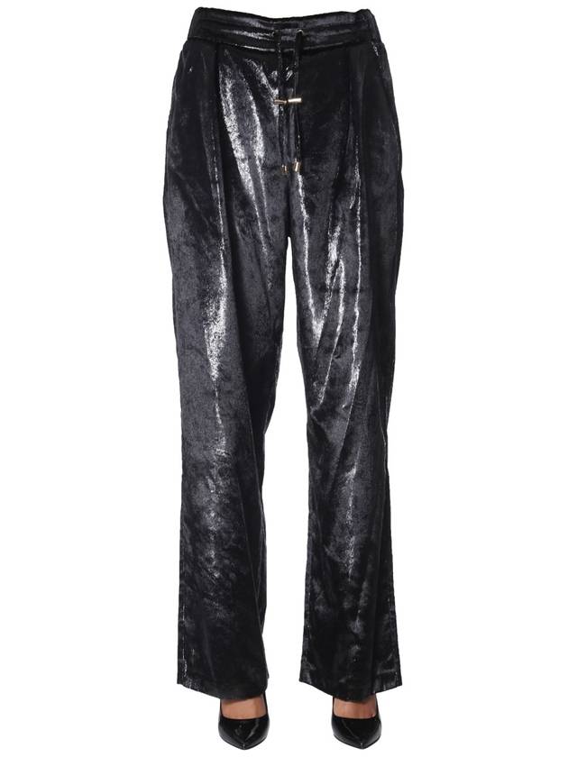 Iridescent Flare Cut Pants Black - BALMAIN - BALAAN 2