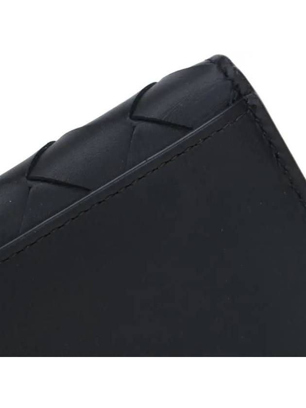 Intrecciato Folding Card Wallet Black - BOTTEGA VENETA - BALAAN 11