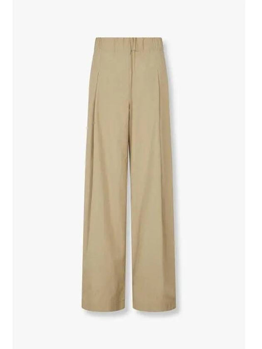 Women s One Tuck Pleated Wide Pants Beige - DRIES VAN NOTEN - BALAAN 1