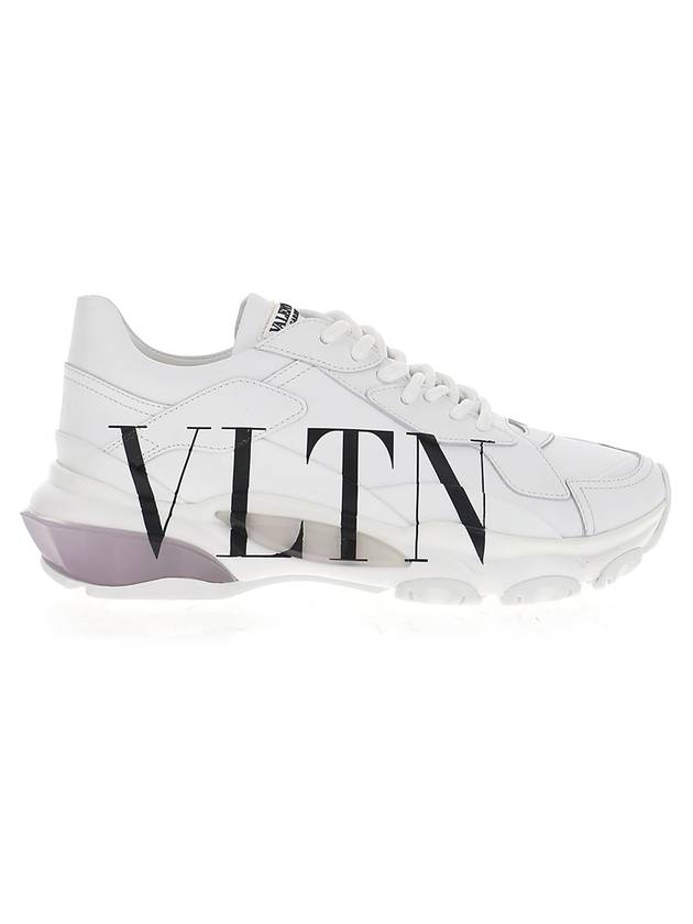 Women's Bounce Logo Low Top Sneakers White - VALENTINO - BALAAN 1